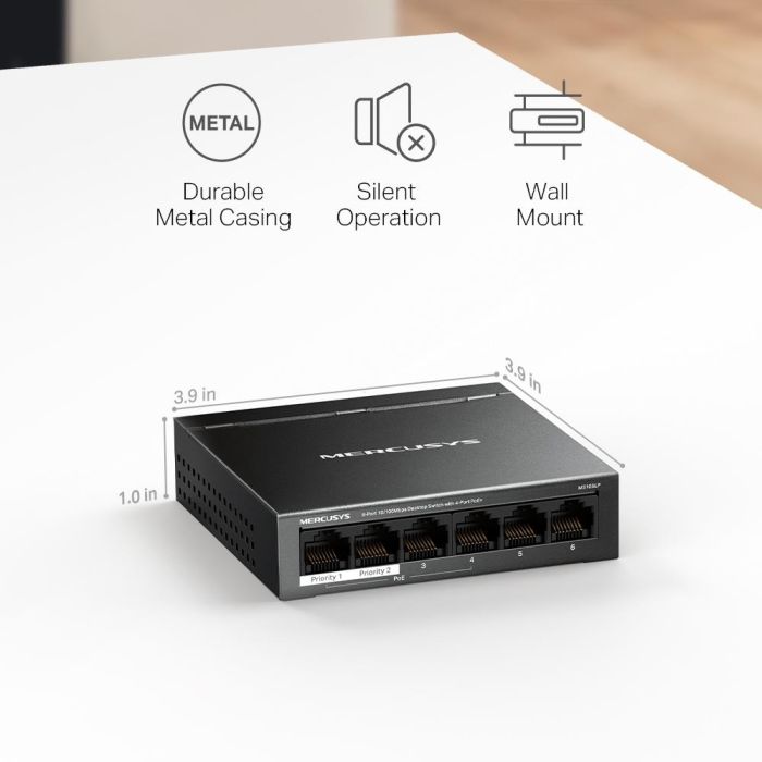 Switch MERCUSYS MS106LP – 10