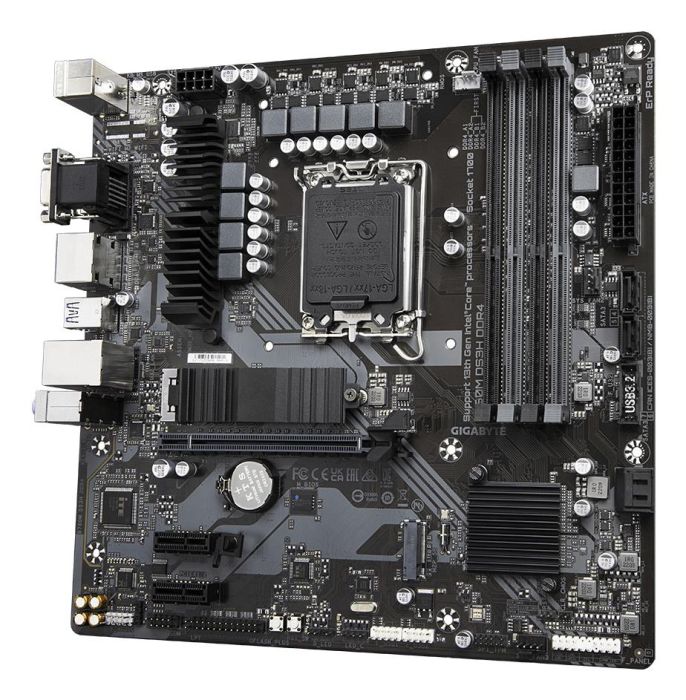 Mainboard GIGABYTE Intel B760 Express LGA 1700 micro ATX 4xSlots DDR4 – 2