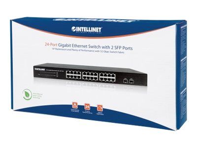 INTELLINET 561044 24-Port Gigabit Switch – 2