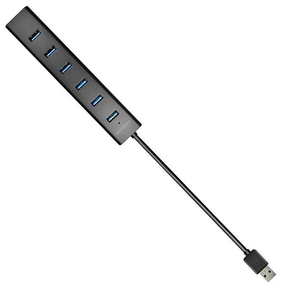 I/O HUB USB3.0 7PORT CHARGING/W/AC 1.2M HUE-SA7BP AXAGON – 7