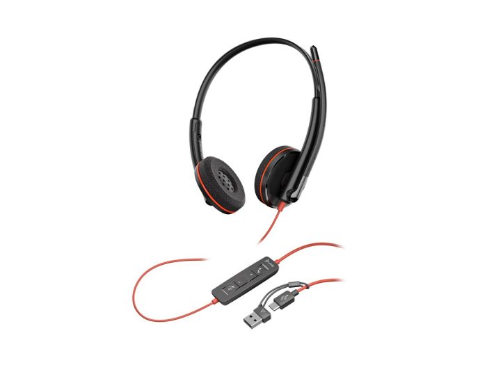 HP Poly BW 3225 USB-C HS +3.5mmP USB-C/A – 9