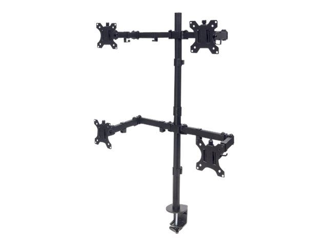 MH Monitor Mount supports 4 LCD Monitors