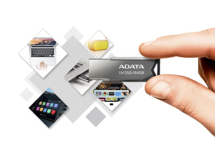 MEMORY DRIVE FLASH USB2 16GB/AUV250-16G-RBK ADATA – 7