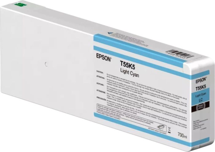 Epson T55K5 (C13T55K500) 700 ml Rašalinė kasetė, Light Cyan – 2