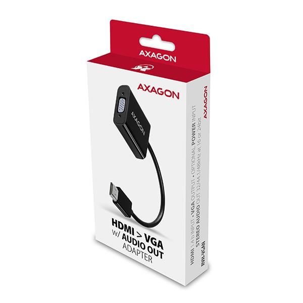 I/O ADAPTER HDMI TO VGA/0.15M RVH-VGAN AXAGON – 2
