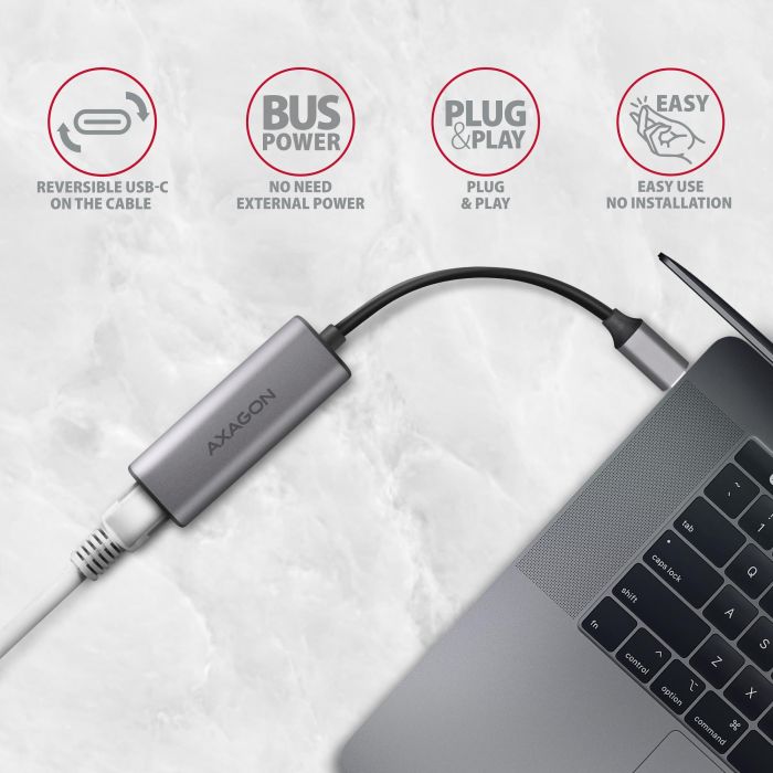 NET ADAPTER USB-C 2.5G/ADE-25RC AXAGON – 7
