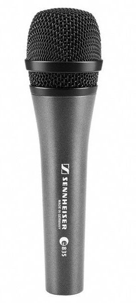 Sennheiser E 835, Vocal Microphone, Dynamic, Cardioid, 3-pin Xlr-m, Anthracite,
