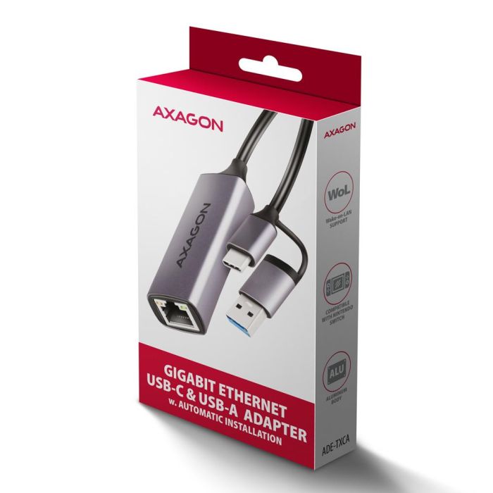 NET ADAPTER USB-C 1GB/ADE-TXCA AXAGON – 9
