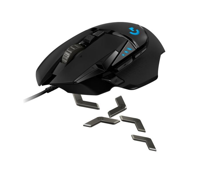 MOUSE USB OPTICAL G502 HERO/BLACK 910-005471 LOGITECH – 6