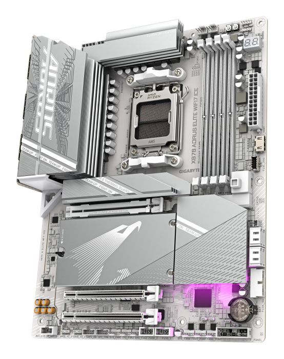 Mainboard GIGABYTE AMD X870 ATX 4xSlots X870 AORUS ELITE WIFI7 ICE DDR5 – 4