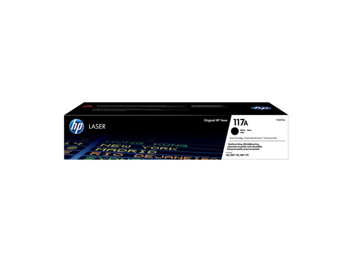 HP 117A Black Laser Toner Cartridge – 3
