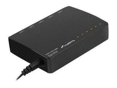 LANBERG switch PoE desktop 5-port 1GB – 2