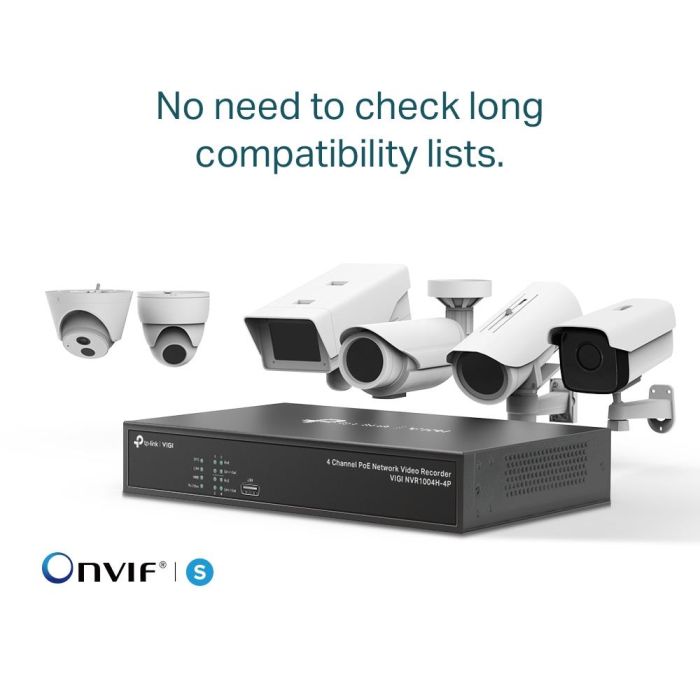 NET VIDEO RECORDER 4CH POE+/VIGI NVR1004H-4P TP-LINK – 9
