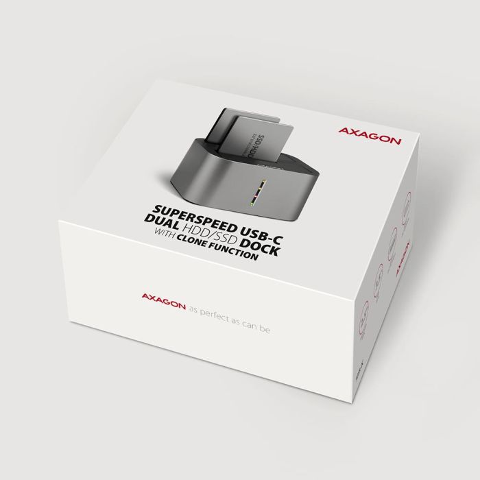 SSD ACC DOCK STATION USB-C/2.5"/3.5" SATA ADSA-DC AXAGON – 2