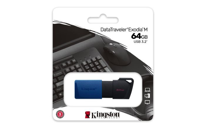 MEMORY DRIVE FLASH USB3.2/64GB DTXM/64GB KINGSTON – 6