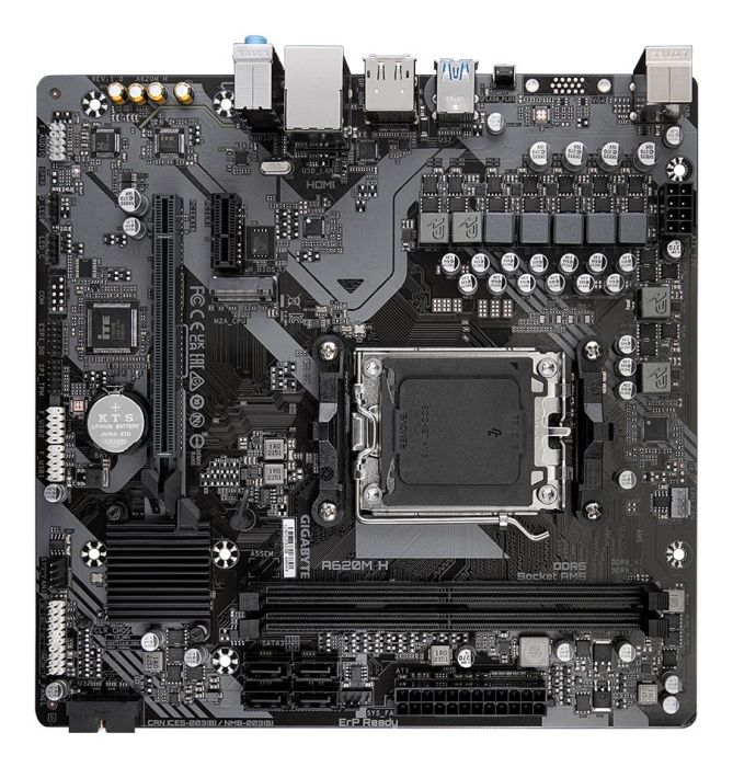 Mainboard GIGABYTE AMD A620 micro ATX 2xSlots A620M H 2.2 DDR5 – 4