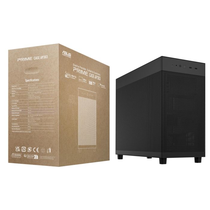 Case ASUS ATX/micro ATX/Mini-ITX Black/Transparent Midi Tower PC – 16