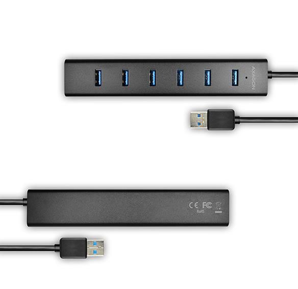 I/O HUB USB3.0 7PORT CHARGING/W/AC 1.2M HUE-SA7BP AXAGON – 10