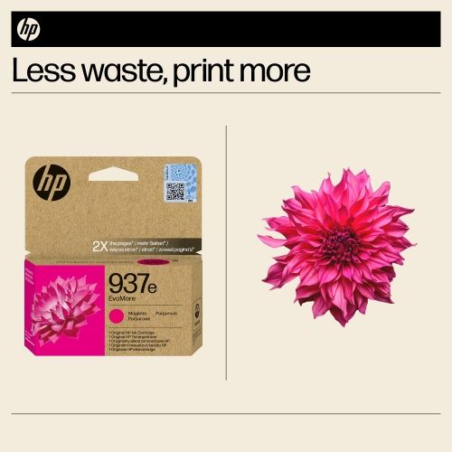 HP 937e EvoMore (4S6W7NE) Rašalinė kasetė, Purpurinė – 3
