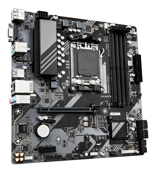 Mainboard GIGABYTE AMD A620 micro ATX 4xSlots DDR5 – 3