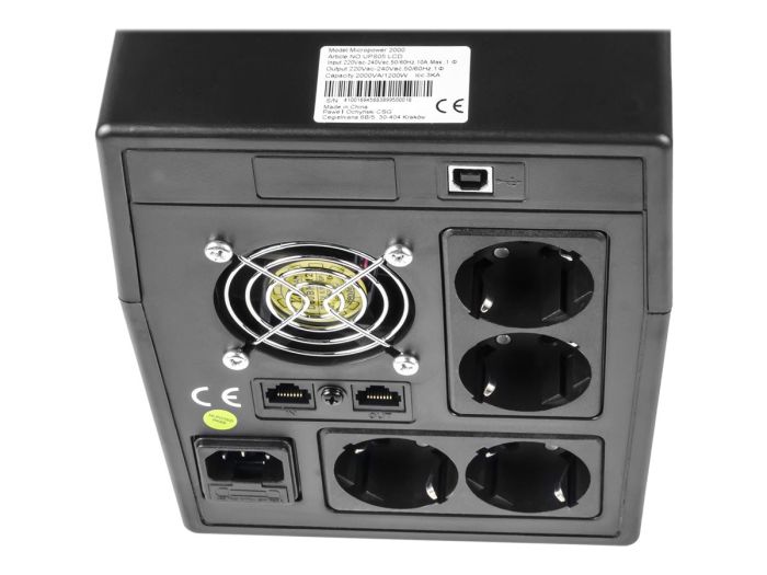 GREENCELL UPS Power Proof 2000VA 1200W – 4