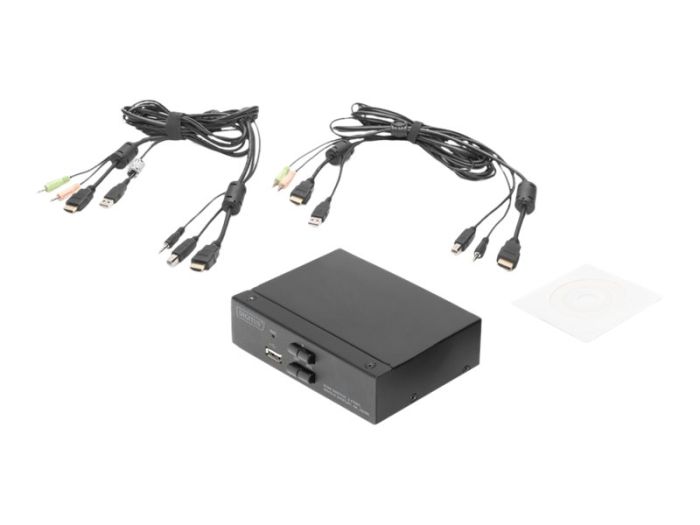 DIGITUS KVM Switch 2x1 HDMI 2-Port – 5