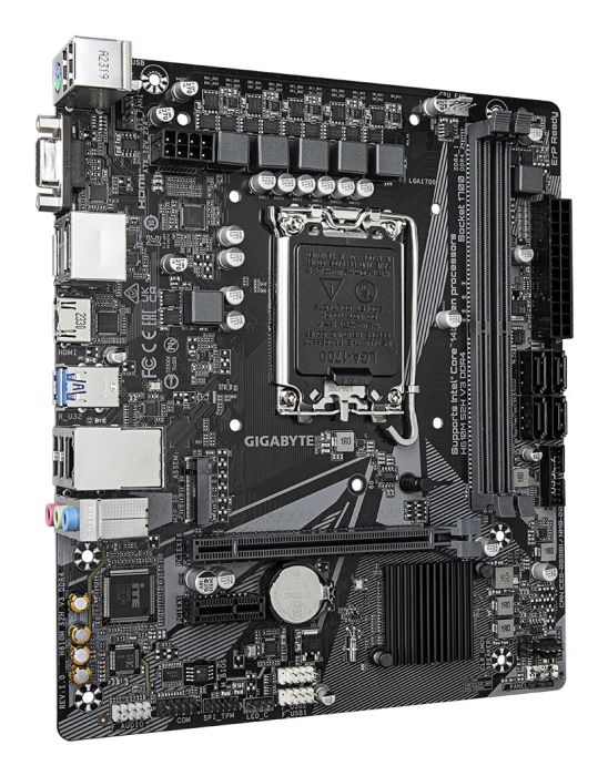 Mainboard GIGABYTE Intel H610 LGA1700 Micro-ATX 1xPCI-Express 3.0 1x DDR4 – 3