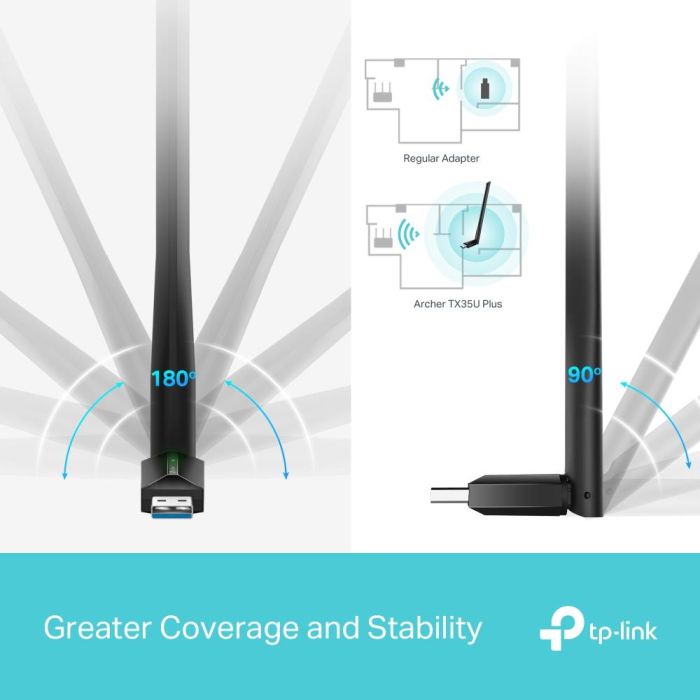 WRL ADAPTER 1800MBPS USB/ARCHER TX35U PLUS TP-LINK – 6