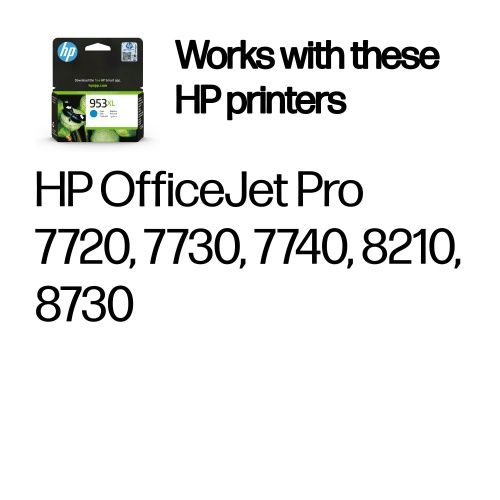 HP 953XL (F6U16AE) Rašalinė kasetė, Žydra – 2