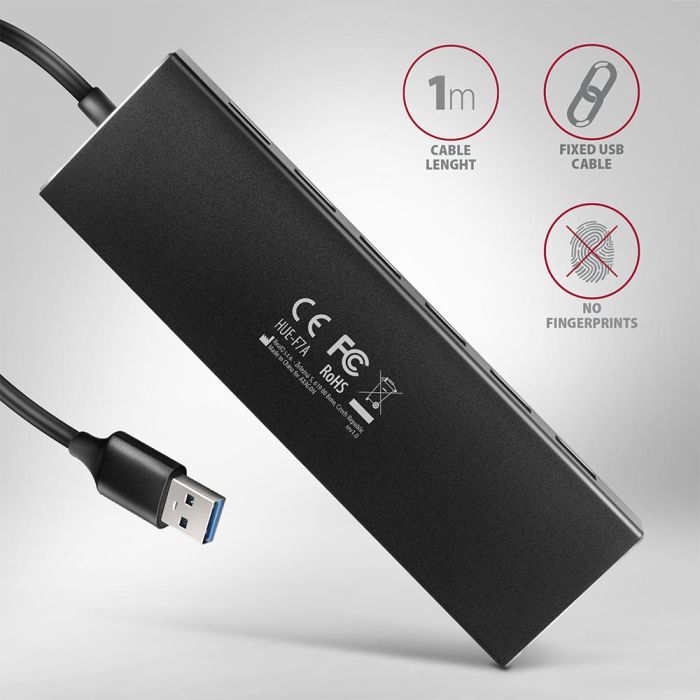 I/O HUB USB3.2 7PORT FLAT/1M HUE-F7A AXAGON – 6