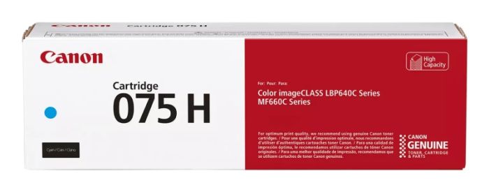 Canon CRG 075H C (6368C002) Lazerinė kasetė, Žydra – 3