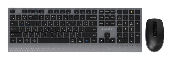KEYBOARD +MOUSE WRL CYRILLIC/BK KBS-WPS-02-CYRL GEMBIRD