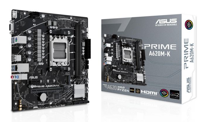 Mainboard ASUS AMD A620 Micro-ATX 1xPCI-Express 3.0 1x 1xPCI-Express 4.0 16x