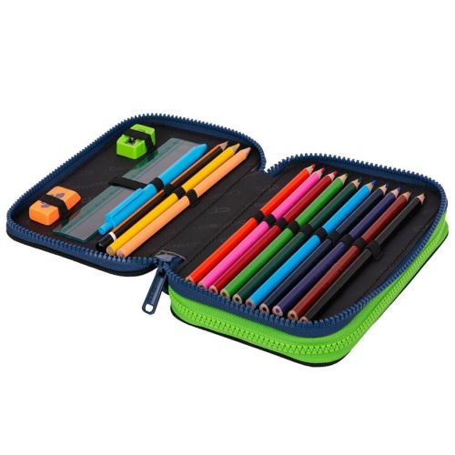 Forminis dviejų skyrių penalas su priedais CoolPack Jumper 2 Monster Team – 2