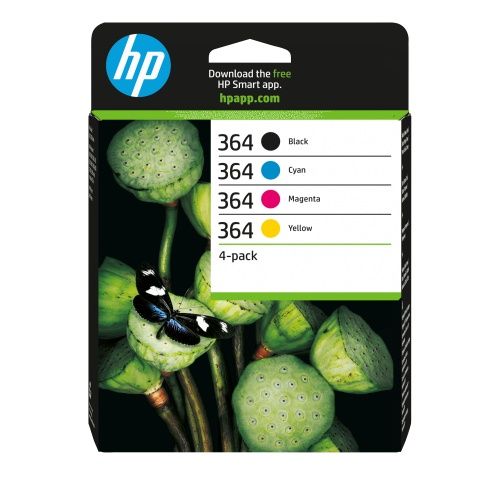 HP 364 4-Pack (N9J73AE) Rašalinių kasečių komplektas, C/M/Y/BK – 3