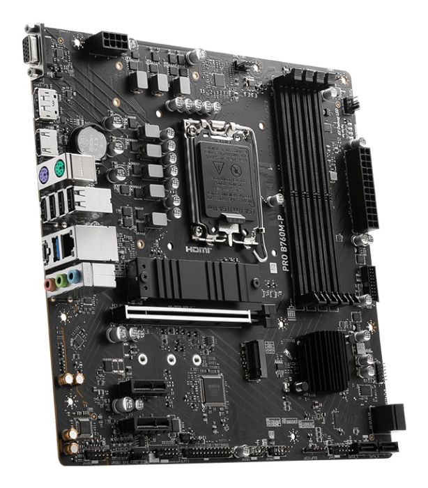 Mainboard MSI Intel B760 Express LGA1700 Micro-ATX 2xPCI-Express 1x DDR5 – 4