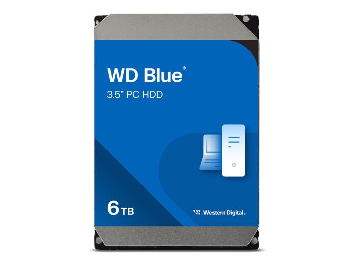 WD Blue 6TB SATA 3.5in PC 6 Gb/s HDD
