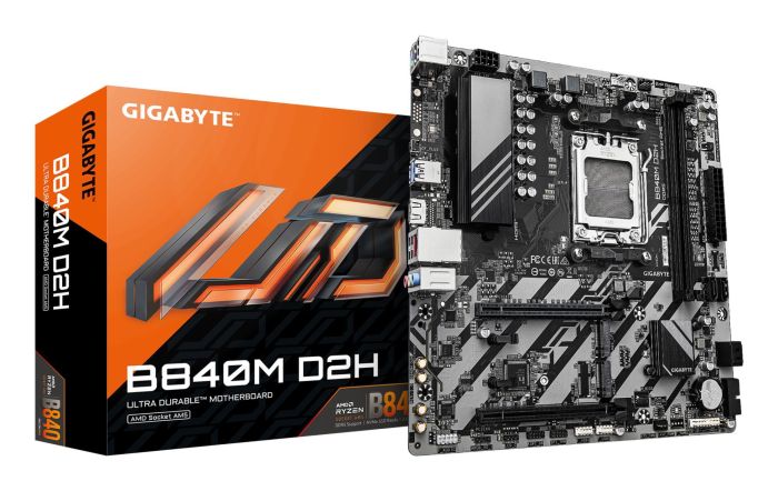 Mainboard GIGABYTE AMD B840 micro ATX 2xSlots B840M D2H (Rev. 1.1) DDR5