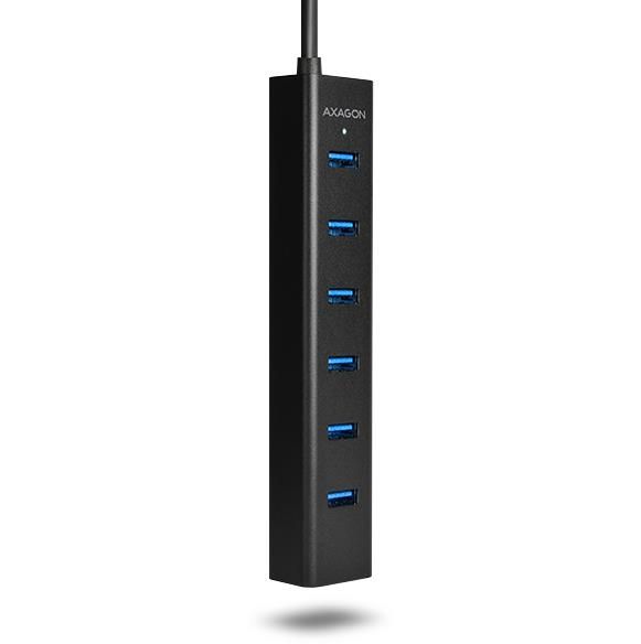 I/O HUB USB3.0 7PORT CHARGING/W/AC 1.2M HUE-SA7BP AXAGON – 6