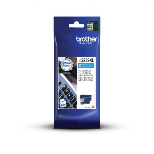 Brother LC3239XL (LC3239XLC) Rašalinė kasetė, Žydra
