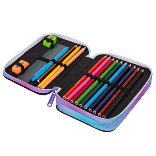 Forminis dviejų skyrių penalas su priedais CoolPack Jumper 2 Star Night – 2
