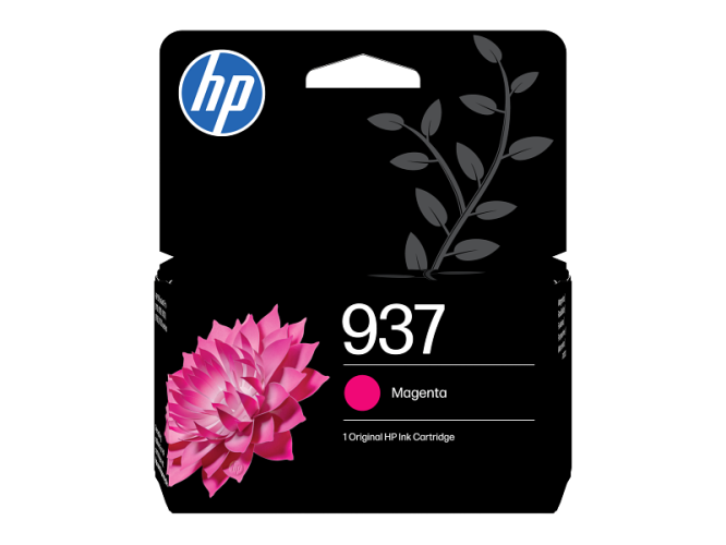 HP 937 (4S6W3NE) Rašalinė kasetė, Purpurinė