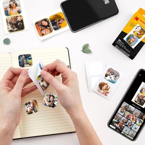 Kodak ZINK 2x3'' 50x76 mm 30 Sheets Pre-Cut Sticker Fotopopierius – 5