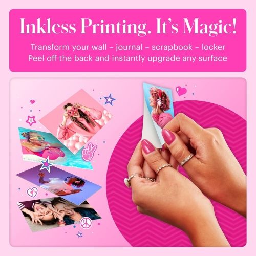 Barbie x Kodak STEP Slim Momentinis mobilus nuotraukų spausdintuvas Colour ZINK 2x3'' 1ppm, BT, Pink – 6