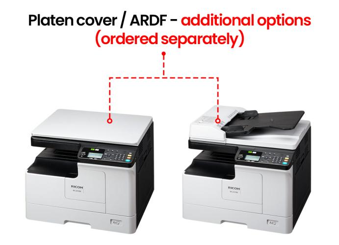 Ricoh M 2810N (423851) Spausdintuvas lazerinis nespalvotas MFP A3 28 ppm USB Ethernet LAN – 2