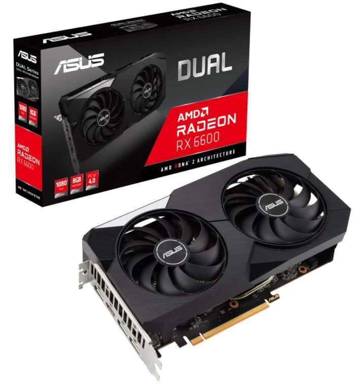 ASUS AMD Radeon RX 6600 8 GB GDDR6