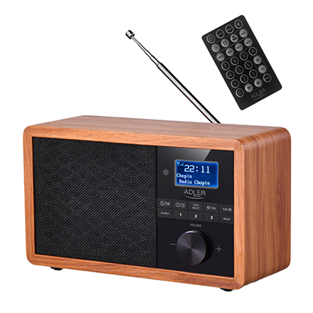 Adler Radio DAB+ Bluetooth AD 1184	 Display LCD