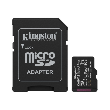 Kingston Memory card Canvas Select Plus 1000 GB