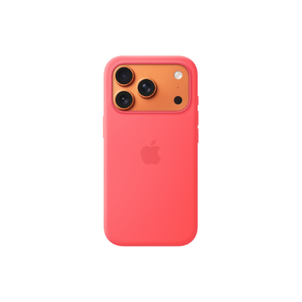 Apple iPhone 17 Pro Silicone Case with MagSafe – Bright Guava Apple