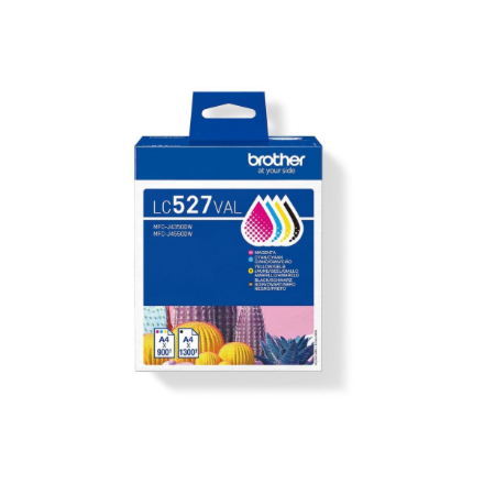 Brother LC527VAL Inkjet Cartridge Value Pack C/M/Y/K Brother